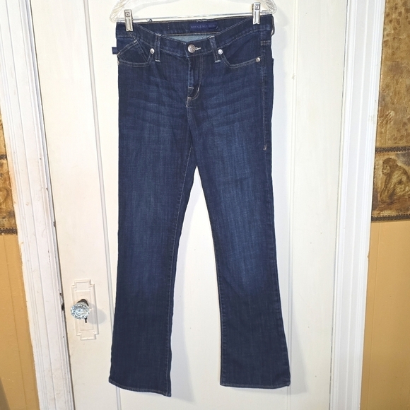 Rock & Republic Kasandra Dark Wash Bootcut Jeans Size 12M - Picture 1 of 15